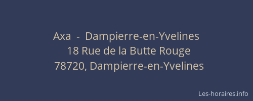 Axa  -  Dampierre-en-Yvelines