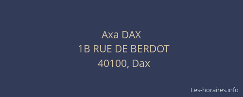Axa DAX
