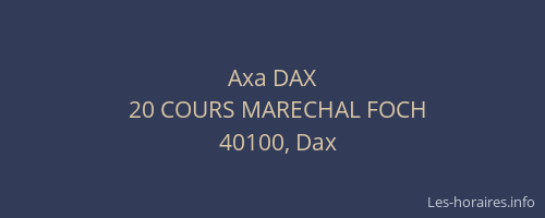 Axa DAX