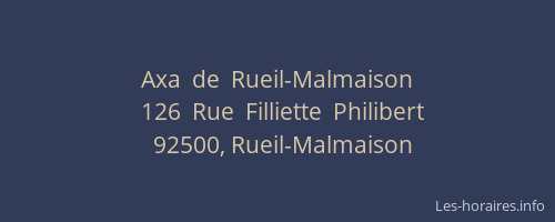 Axa  de  Rueil-Malmaison