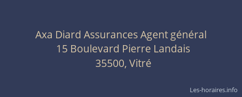 Axa Diard Assurances Agent général