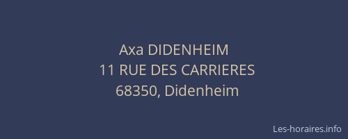Axa DIDENHEIM