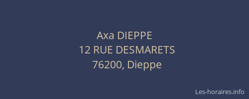 Axa DIEPPE