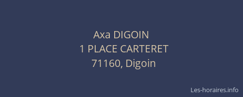 Axa DIGOIN