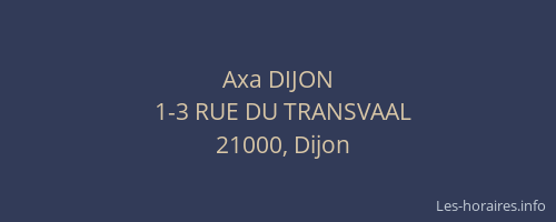 Axa DIJON