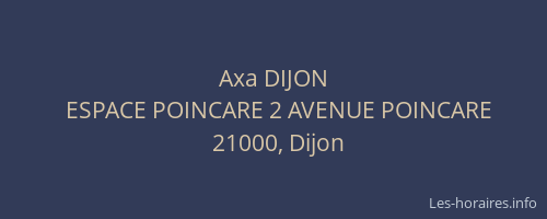Axa DIJON