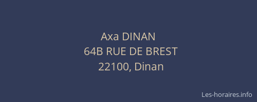 Axa DINAN