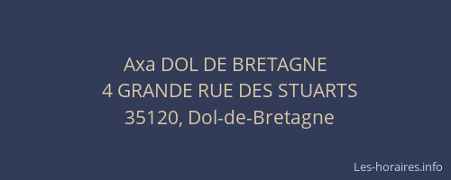 Axa DOL DE BRETAGNE
