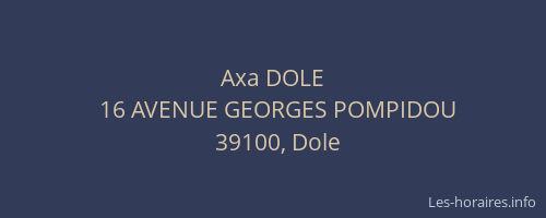 Axa DOLE