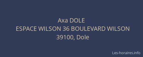 Axa DOLE
