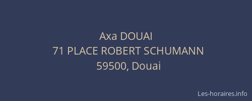 Axa DOUAI