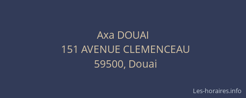 Axa DOUAI