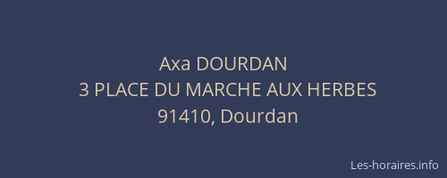 Axa DOURDAN