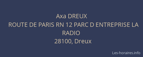 Axa DREUX