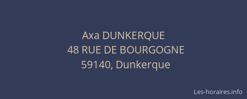 Axa DUNKERQUE