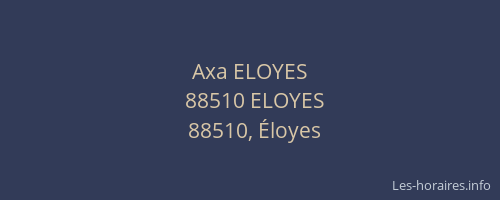 Axa ELOYES
