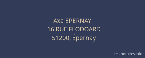 Axa EPERNAY