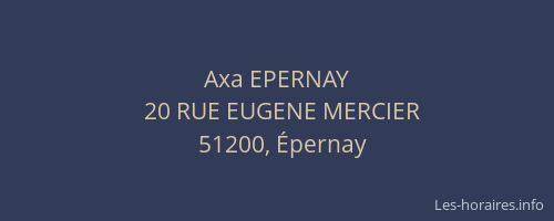 Axa EPERNAY