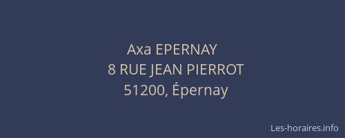 Axa EPERNAY