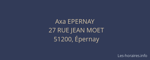 Axa EPERNAY