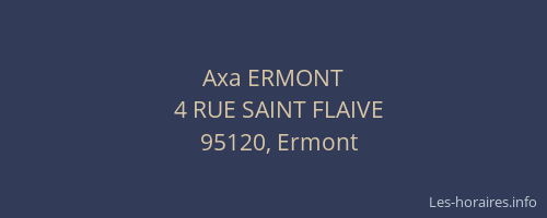 Axa ERMONT