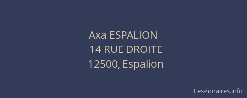Axa ESPALION