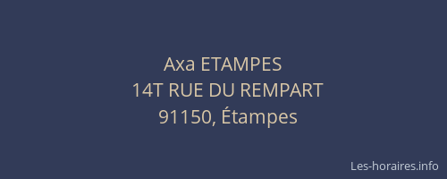Axa ETAMPES