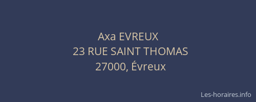 Axa EVREUX