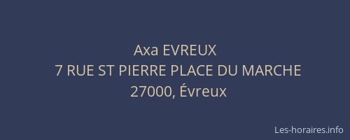 Axa EVREUX