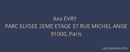 Axa EVRY