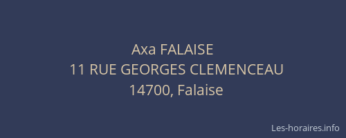 Axa FALAISE