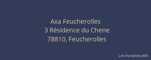 Axa Feucherolles