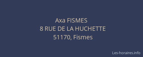 Axa FISMES