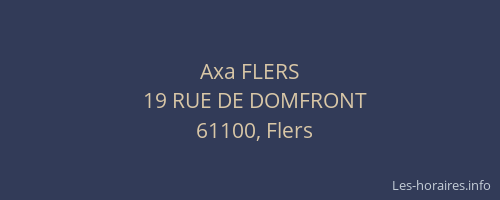 Axa FLERS
