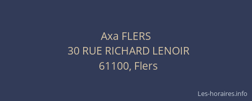 Axa FLERS