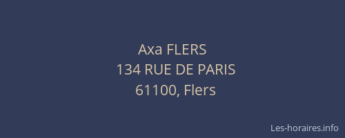 Axa FLERS