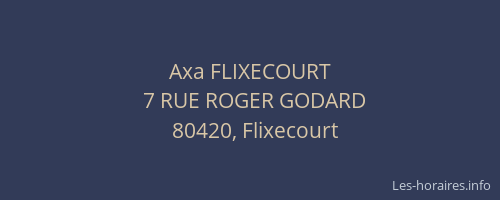 Axa FLIXECOURT