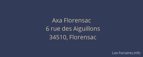 Axa Florensac