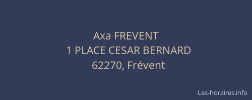 Axa FREVENT