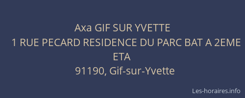 Axa GIF SUR YVETTE