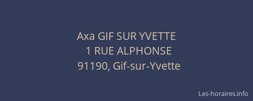 Axa GIF SUR YVETTE