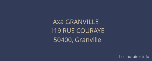 Axa GRANVILLE
