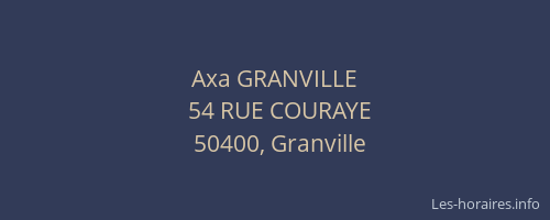 Axa GRANVILLE