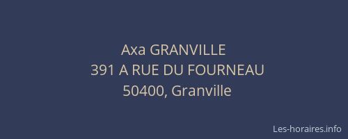 Axa GRANVILLE