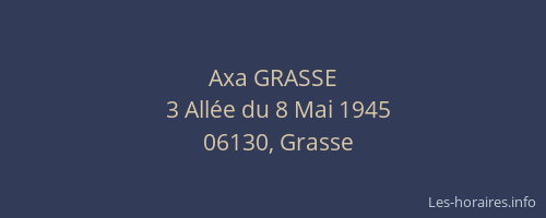 Axa GRASSE