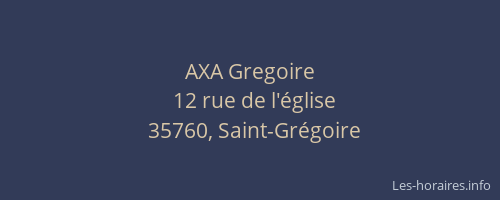 AXA Gregoire