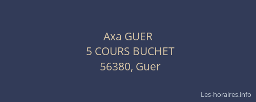 Axa GUER