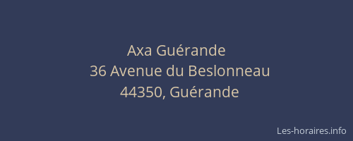 Axa Guérande