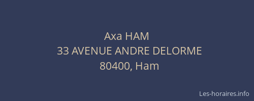 Axa HAM
