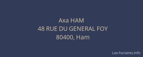 Axa HAM